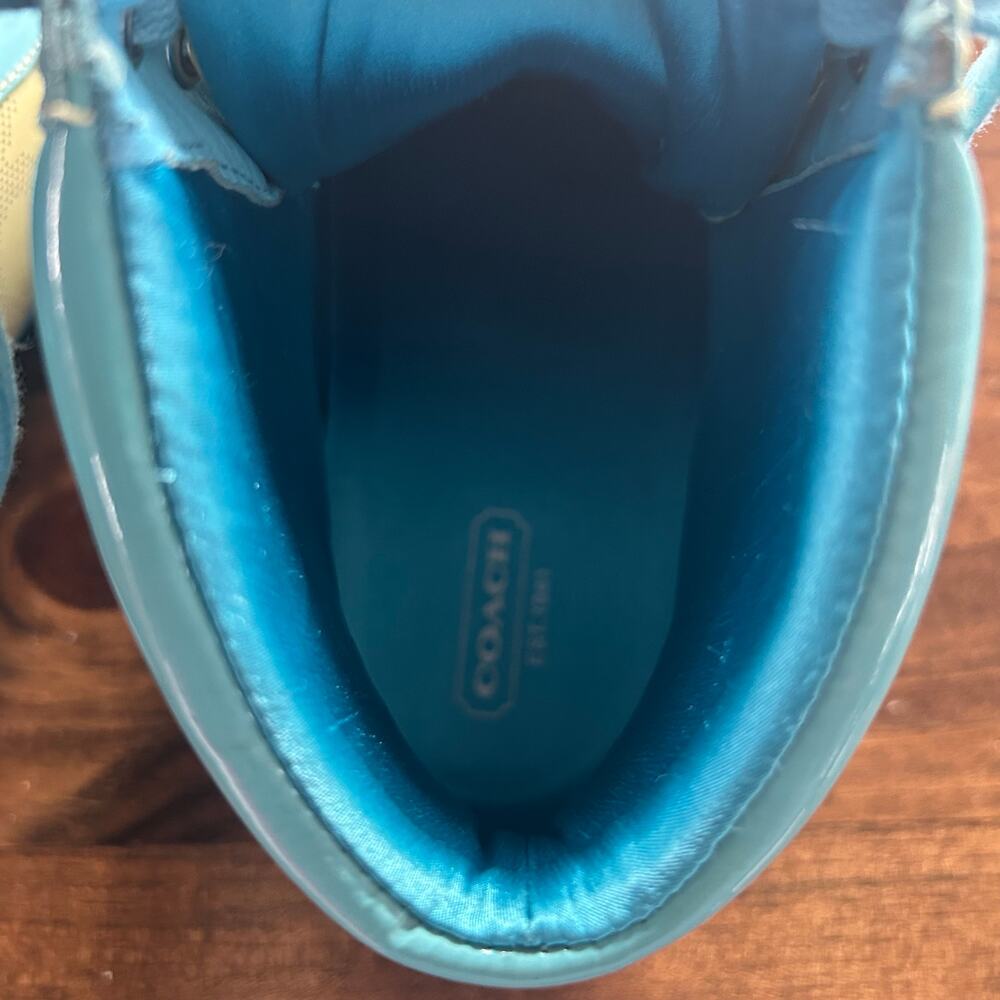 Coach Teal Performance Sneakers - Picture 8 of 11